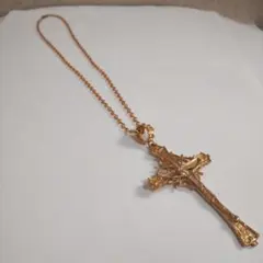 十字架ネックレス クリア アクリル hiphop swag ラッパーストキリスト 