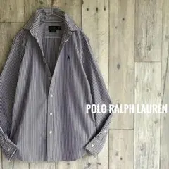 POLO RALPH LAUREN ラルフローレン　ストライプ　BDシャツ　刺繍のサムネイル