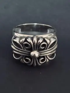キーパーリング 指輪 クロス フローラル シルバー アクセサリー21号