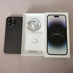 iPhone 14promax 128GB ブラック　電池83% SIMフリー