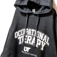 タルテックス オキュペイショナルセラピー スウェットパーカーグレー灰色L古着