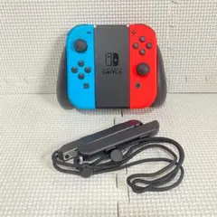 ニンテンドースイッチ ジョイコン ブルー レッド LRセット グリップ付き ②