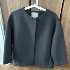 BEARDSLEY 後ろプックリダンボールノーカラージャケット ブラックのサムネイル
