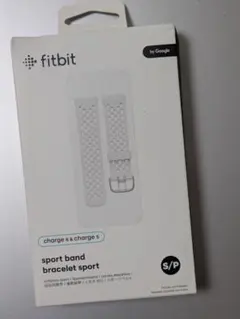 fitbit Charge 6 & Charge 5 スポーツバンド S/P 白
