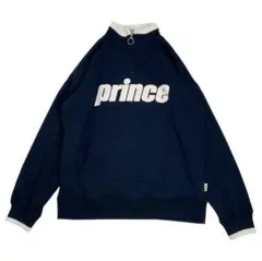 Prince ハーフジップ プルオーバー スウェットトレーナー Lサイズのサムネイル
