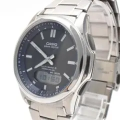 稼働品 CASIO カシオ メンズ腕時計 電波ソーラー ウェーブセプター