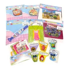 たまごっち おみせっち セット ポーチ キーホルダー ラバータイ ステッカー