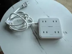 TESSAN 電源タップ ホワイト