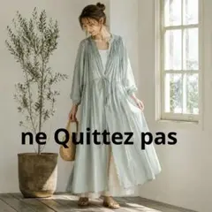 ✨美品✨ ヌキテパ ne quittez pas ワンピース　グリーン　ミント メルカリ
