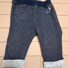 ミキハウス ホットビスケッツ デニム パンツ ズボン ロールアップ 80cm