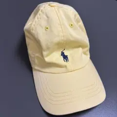 56cm キッズ　POLO RALPH LAUREN キャップ 帽子 イエロー
