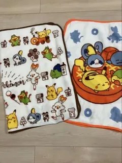 ミスタードーナツ　ポケットモンスター　ピカチュウブランケット　2枚セット