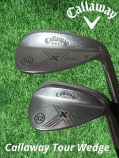 Callaway X Tour Forgedウェッジ 52°58° 2本セット Callaway X FOGED X TOURウェッジ52度 58度 2本セット - メルカリ