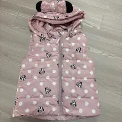 ミニーちゃん　水玉　ベスト キッズ