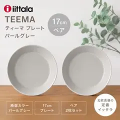 イッタラ　ティーマ　パールグレー　17cm ペアプレート（2枚組）のサムネイル