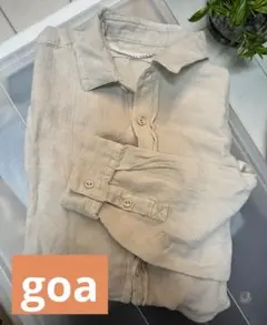堀*様 goa リネン/ペイズリー柄/長袖シャツ/美品★のサムネイル