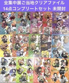 鬼滅の刃 全集中展 ご当地SDクリアファイル 14種コンプリートセット 未開封