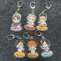 ハイキュー!! アクリルキーホルダー 6個セット