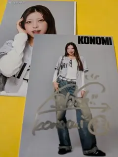【KONOMI】M☆Splash!!シークレットブロマイド2026直筆サイン入