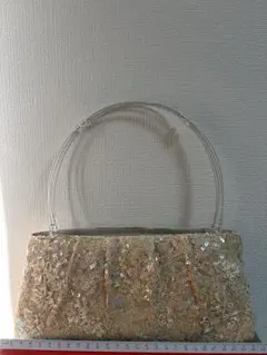 Doux パーティーバッグ ゴールド アイボリー