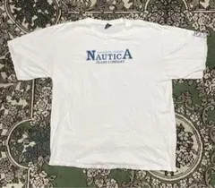 NAUTICA 半袖　Tシャツ　古着　ホワイト　メンズ