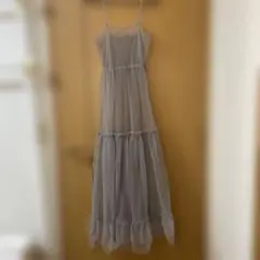 グレー キャミシアーワンピース