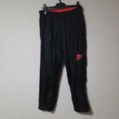 adidas　アディダス　ウォームパンツ　ブラック×オレンジ　Lサイズ　サッカー