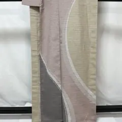 b972 正絹 単衣 訪問着 落款 絞り風 居敷当て付 極美品 着物 - メルカリ