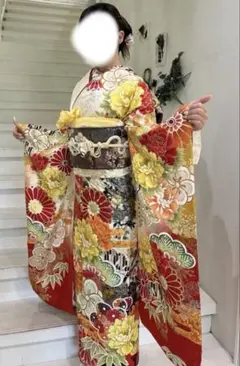≪美品≫正絹 振袖9点フルセット【844】【150m~160cmの方用】 - メルカリ