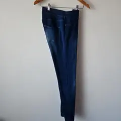 BACK NUMBER 裏起毛ストレッチ スキニーパンツ　L