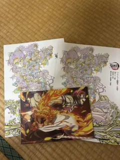 鬼滅の刃映画特典6と前回映画特典台紙