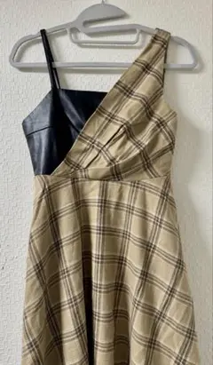 EVRIS チェック柄 キャミワンピース 新品タグ付き