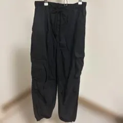 GU カーゴパンツ ブラック　M
