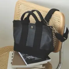 【Breath TOPKAPI】スコッチグレイン ネオレザー2wayトートバッグのサムネイル