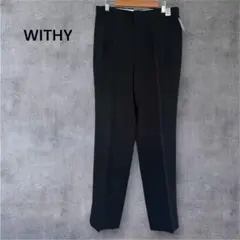 【新品】WITHY スラックスパンツ メンズ 黒