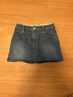 Burberry デニムスカート 120A バーバリーチェック ミニスカート