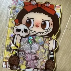 ラブブ♡シャカシャカノート♡A7♡シール帳♡新品♡リングバインダー♡らぶぶ