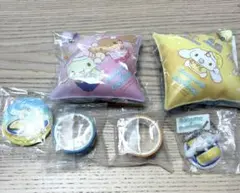 くら寿司　シナモロール　フィギュア　クッションチャーム他　6点セット