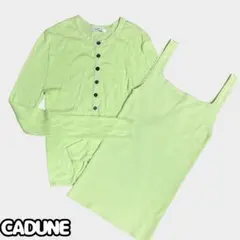 美品　CADUNE アンサンブル　セット　カーディガン　タンクトップ