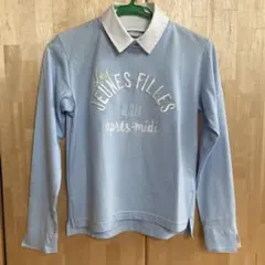 pom ponette Jr. 襟付きTシャツ　カットソー　ナルミヤ