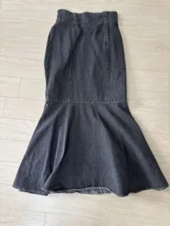 デニム風 マーメイドスカートのサムネイル