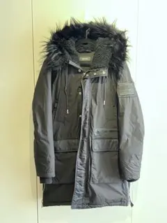 DIESEL ブラック ミリタリージャケット フライトジャケット N-3B