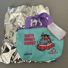 ディズニー　カプセルトイ　レトロ　小物入れ　カラナビ付き　アクアトピア②
