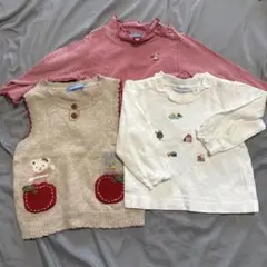 ナ*ん様 familiar トップス 3点セット