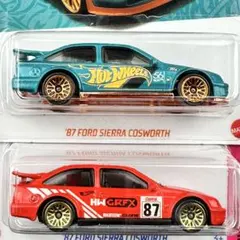 ホットウィール　ミニカー　アメリカ版　フォード シエラ コスワース　2台セット