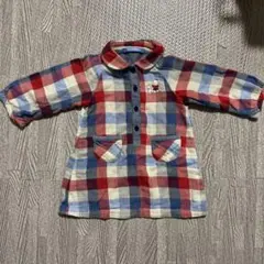 familiar チェック柄シャツ 80