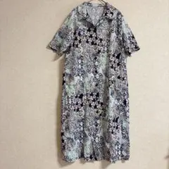 うら　着物リメイクワンピース　絞り　正絹　着丈115㌢　胸囲　52㌢ 着物リメイクワンピース 絞り 正絹 着丈115㌢ 胸囲 52㌢ - メルカリ