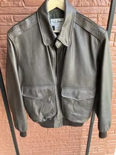 本日のみ　最終価格美品 80s LLビーン A-2 レザージャケット