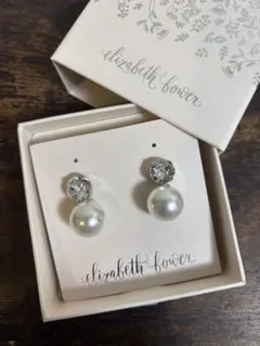Elizabeth Bower Duet Stud パールピアス