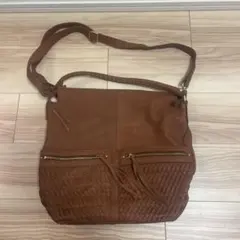 Beaure ビュレ　ブラウンレザー　ショルダーバッグ